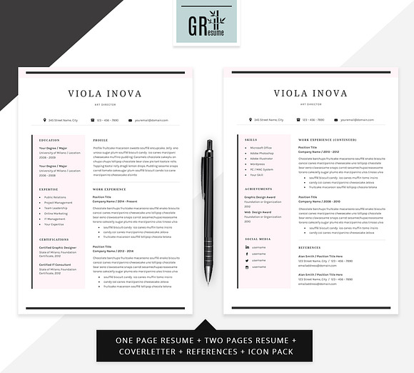 Resume Template | CV Template - 02 in Resume Templates - product preview 1