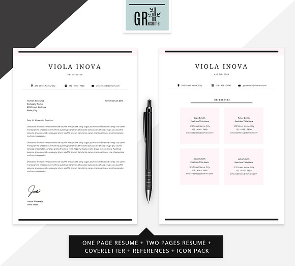 Resume Template | CV Template - 02 in Resume Templates - product preview 2