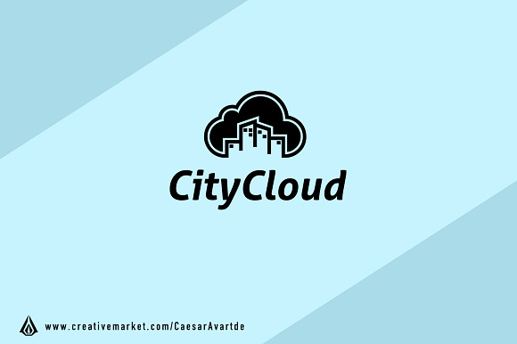 City Cloud Logo Template in Logo Templates - product preview 2
