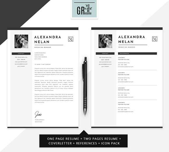 Resume Template | CV Template - 05 in Resume Templates - product preview 2
