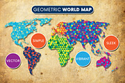 Geometric World Map