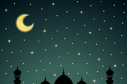 Abstract backgrounds with mosque