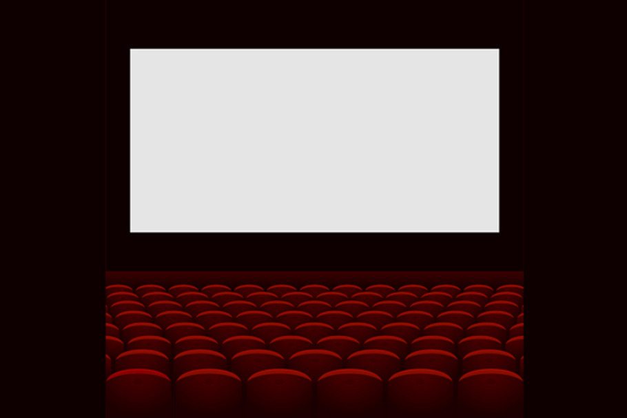 Cinema theatre with screen
