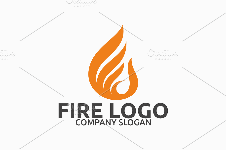 Fire Logo in Logo Templates - product preview 8