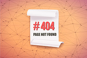Page Not Found Polygonal Background