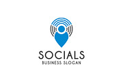 Modern Social Tech Logo