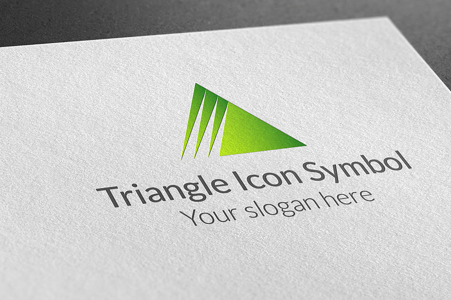 Triangle Icon Symbol Logo in Logo Templates - product preview 8