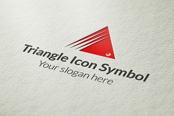 Triangle Icon Symbol Logo in Logo Templates - product preview 1