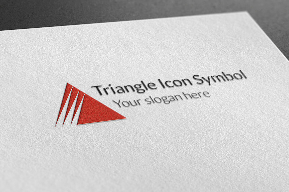 Triangle Icon Symbol Logo in Logo Templates - product preview 2