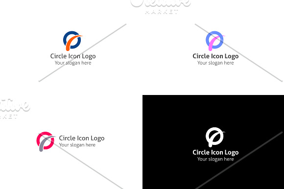 Circle Icon Logo in Logo Templates - product preview 3