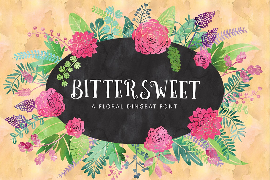 Bittersweet Ornaments in Symbol Fonts - product preview 8
