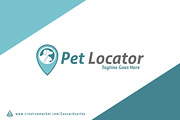 Pet Locator Logo template