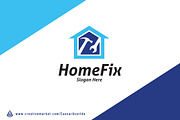 HomeFix Logo Template