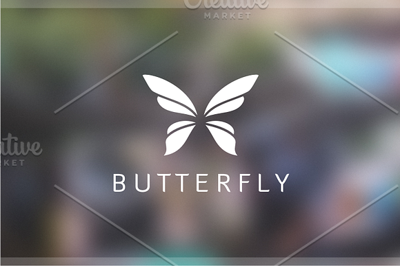 Butterfly Colors in Logo Templates - product preview 2
