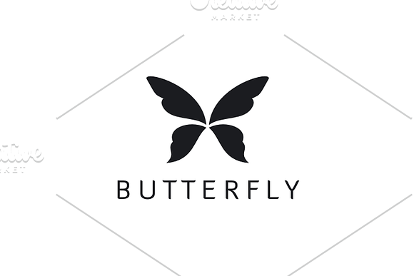 Butterfly Colors in Logo Templates - product preview 3