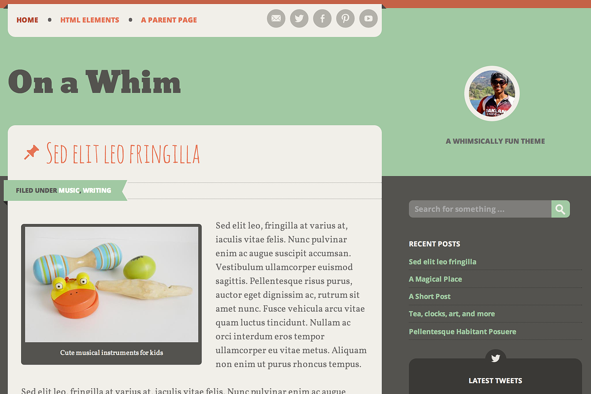 On a Whim in WordPress Blog Themes - product preview 8
