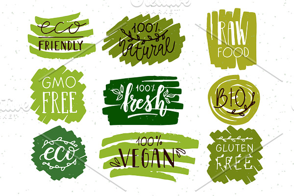 Eco Labels & Badges Template