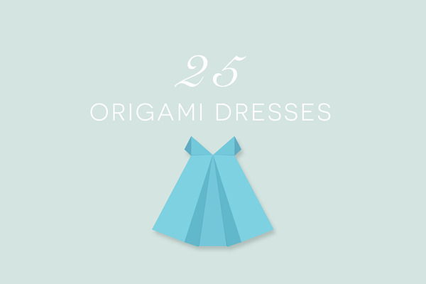 25 Origami Paper Dresses