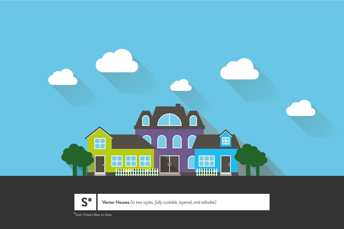 Vector Houses in Illustrations - product preview 8