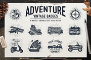 Adventure Vintage Badges (part 1)