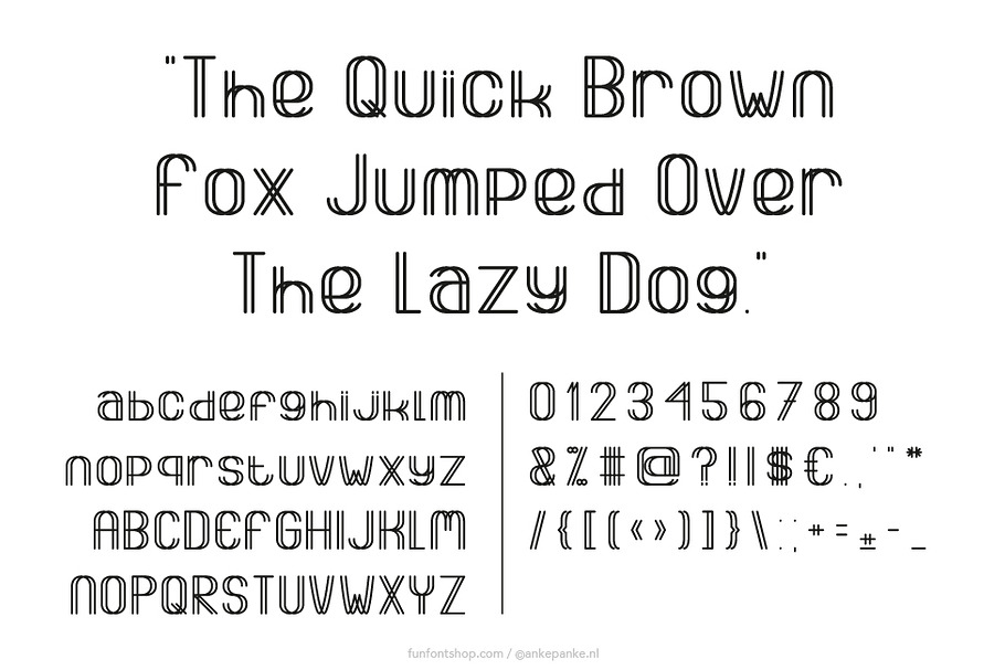 Seeing Double Font