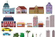 Buildings and Urban Elements Set