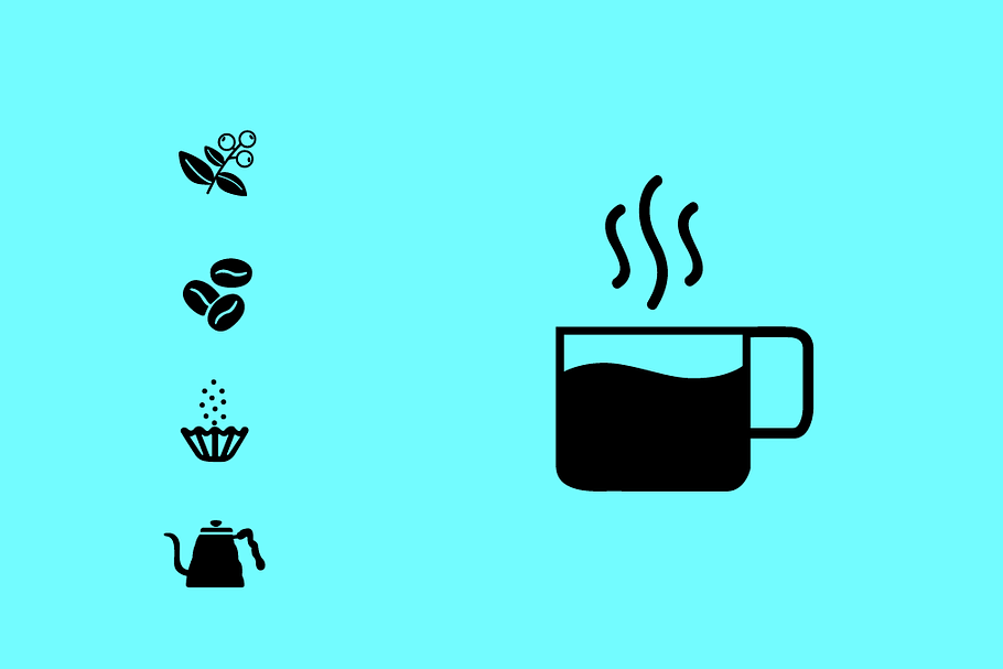 coffee icons in Modern Icons - product preview 8
