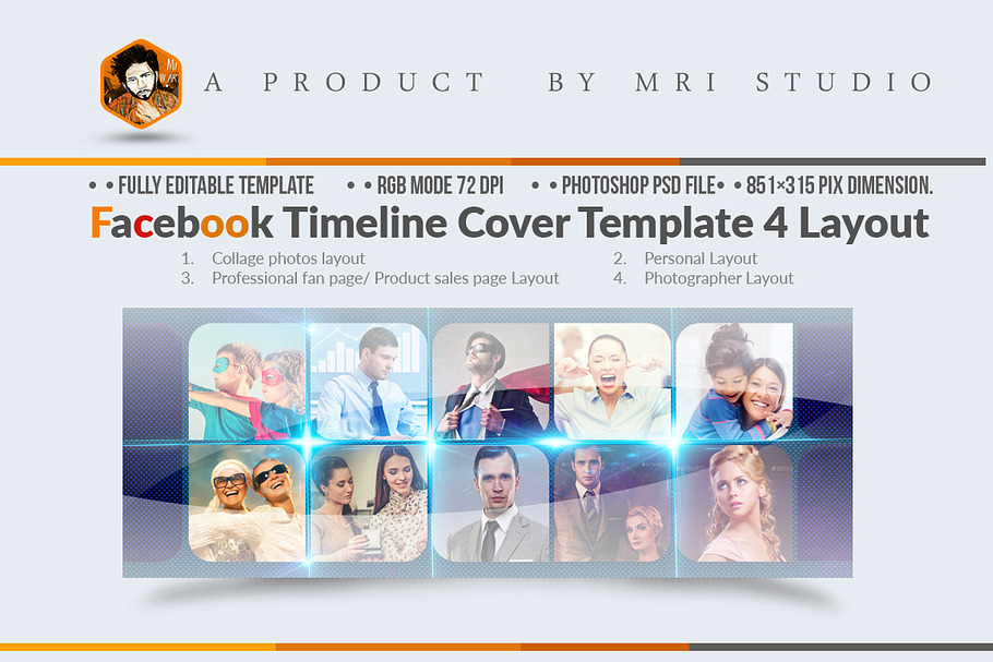 Facebook Timelines Psd in Website Templates - product preview 8