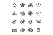 Event icons.