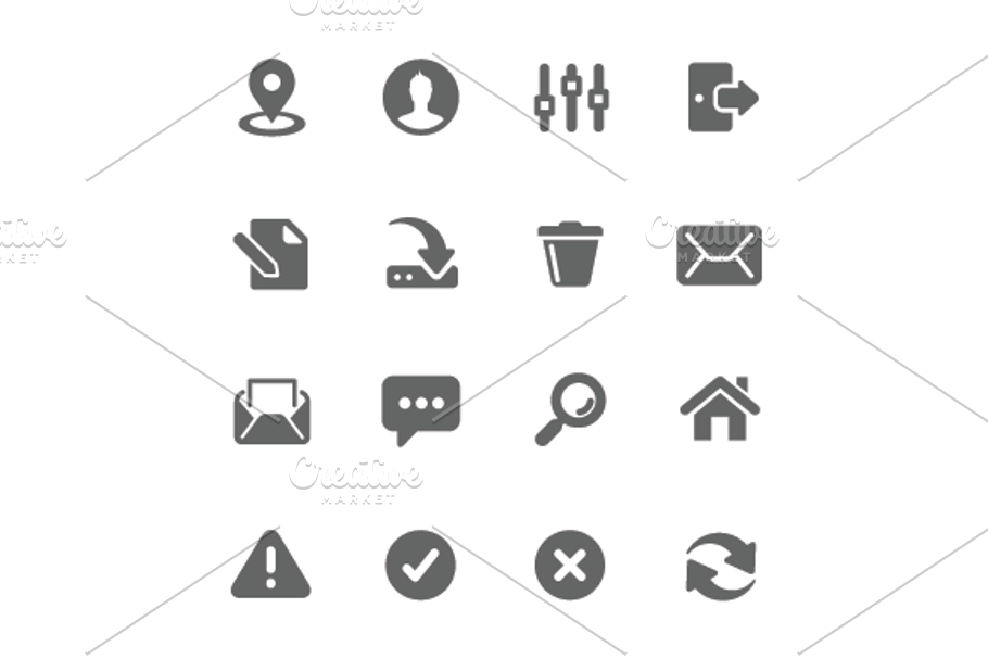 Interface icons. in Graphics - product preview 8