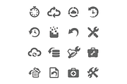 Recovery and repair icons