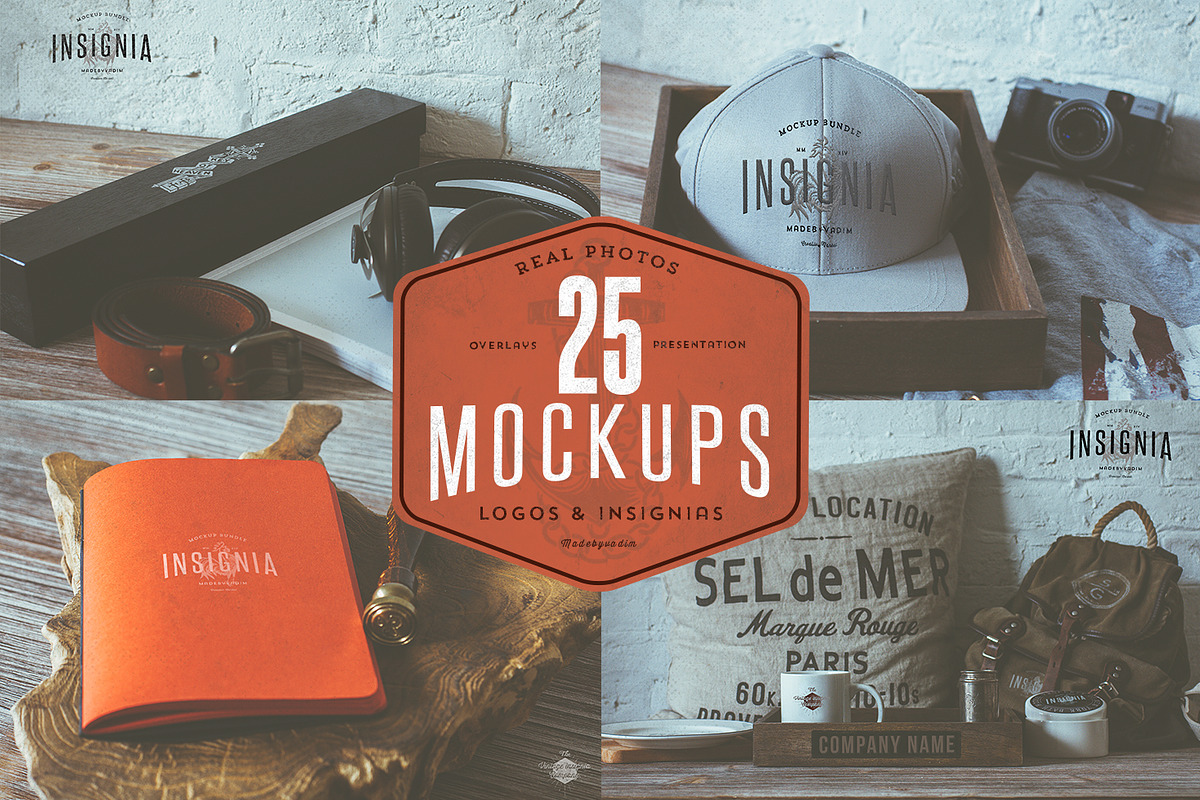 25 Hip Logo Overlay Mock-Ups in Branding Mockups - product preview 8