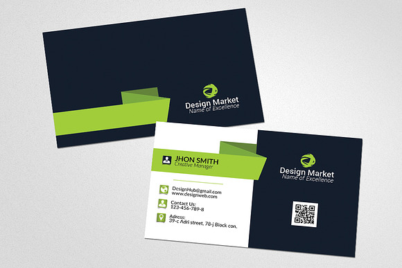 Creative Business Card Template in Card Templates - product preview 1