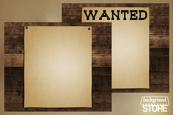 Wanted Poster Background in Textures - product preview 1
