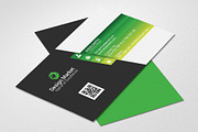 Green Business Card Template