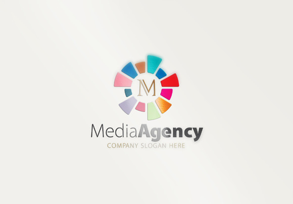 Media Agency M Letter Logo in Logo Templates - product preview 2