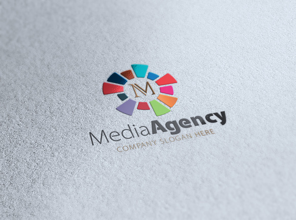 Media Agency M Letter Logo in Logo Templates - product preview 4