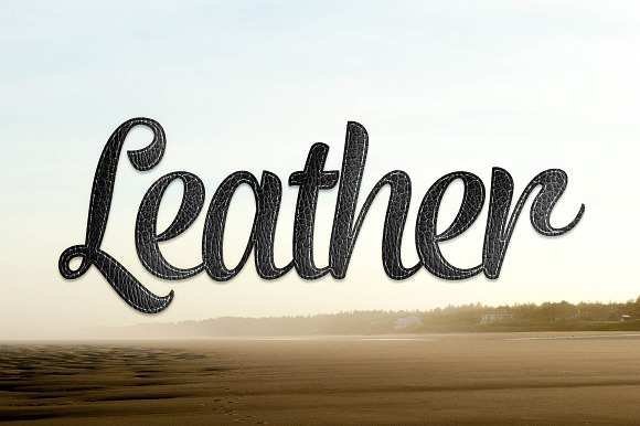 Leather Photoshop Layer Styles in Photoshop Layer Styles - product preview 1