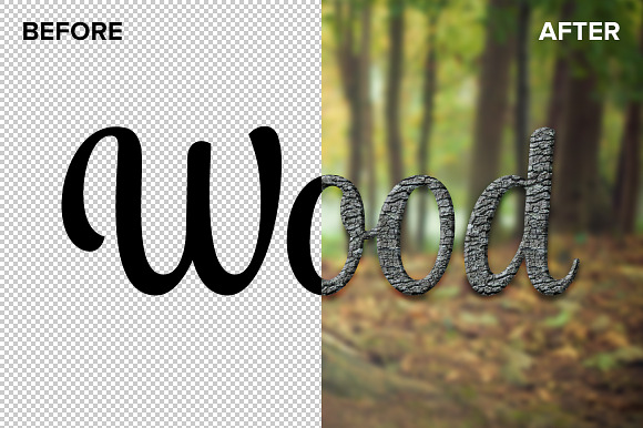 Wood Layer Styles & Text Effects in Photoshop Layer Styles - product preview 4