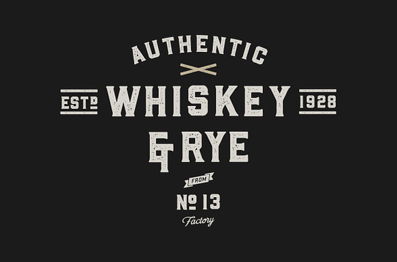 Whiskey Font Collection in Display Fonts - product preview 3