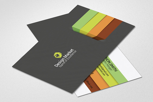Attractive Colorful Business Card  in Card Templates - product preview 1