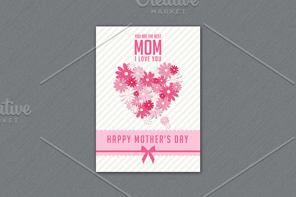 Happy Mother's Day Card - V254 in Card Templates - product preview 2