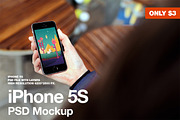 iPhone 5S PSD Mockup