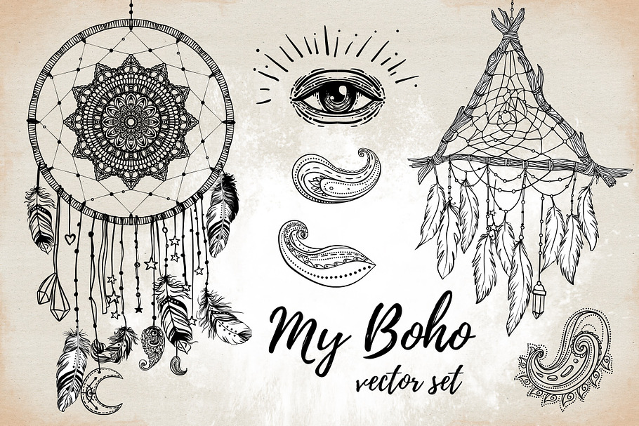 My Boho Set:  in Objects - product preview 8