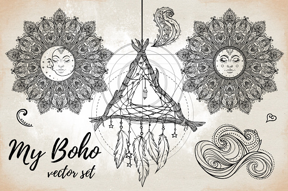 My Boho Set:  in Objects - product preview 1