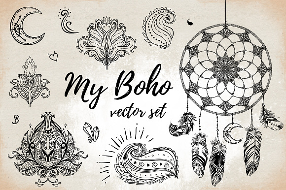My Boho Set:  in Objects - product preview 4