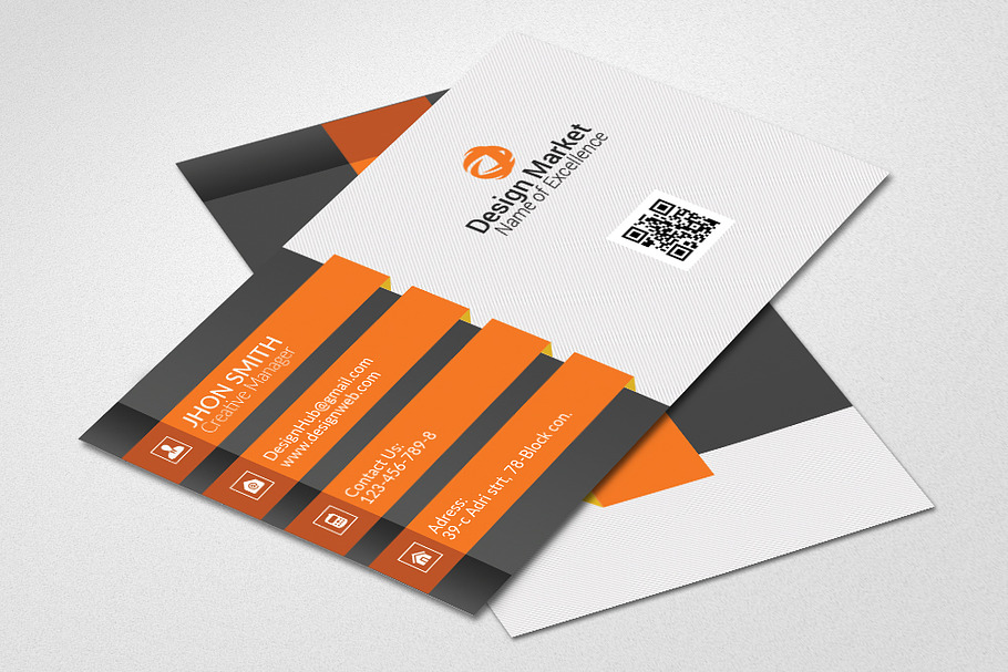 Creative Design Business Card  in Card Templates - product preview 8