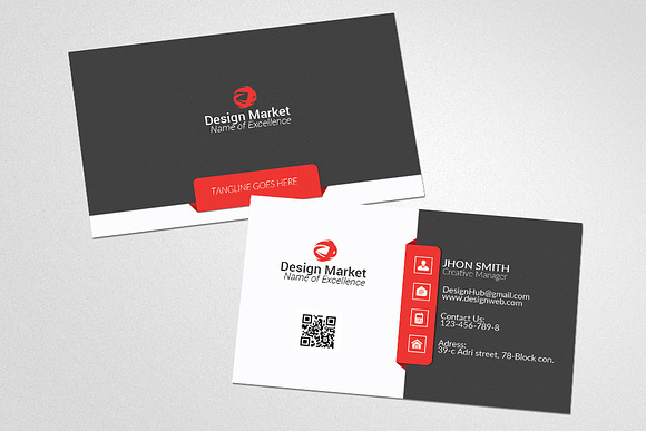 Creative Design Business Card  in Card Templates - product preview 2