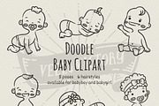 Doodle Baby clipart