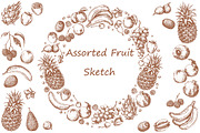 Assorted Fruit Sketch